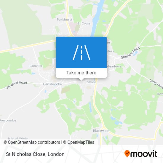 St Nicholas Close map