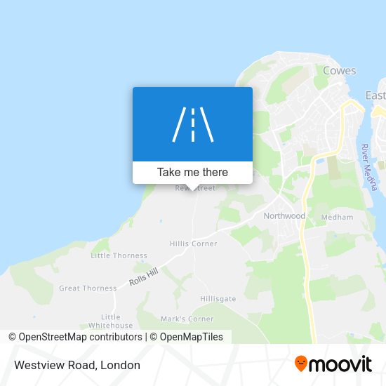 Westview Road map