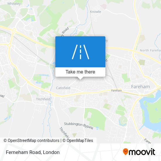 Ferneham Road map