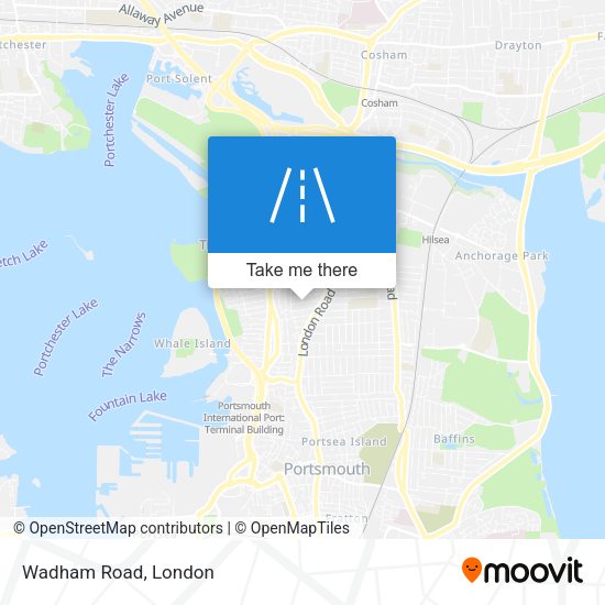 Wadham Road map