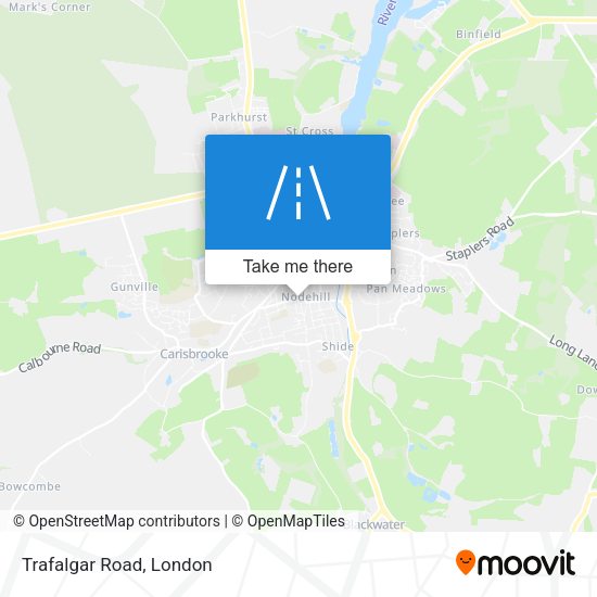 Trafalgar Road map