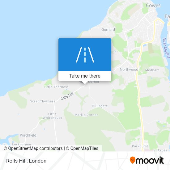 Rolls Hill map