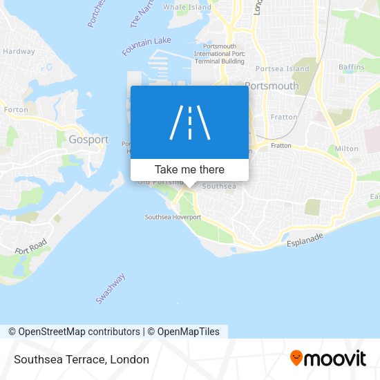 Southsea Terrace map
