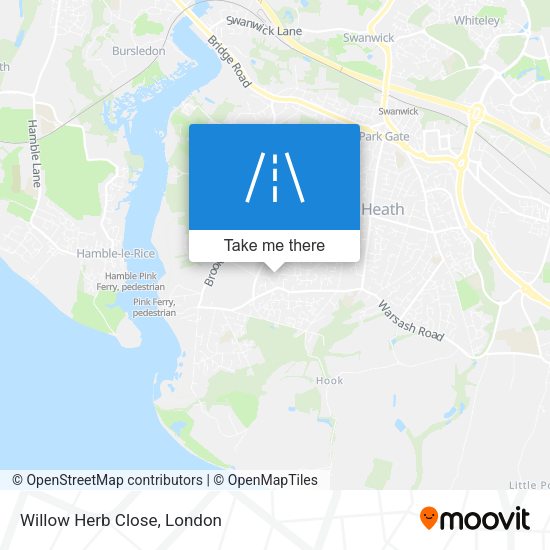Willow Herb Close map