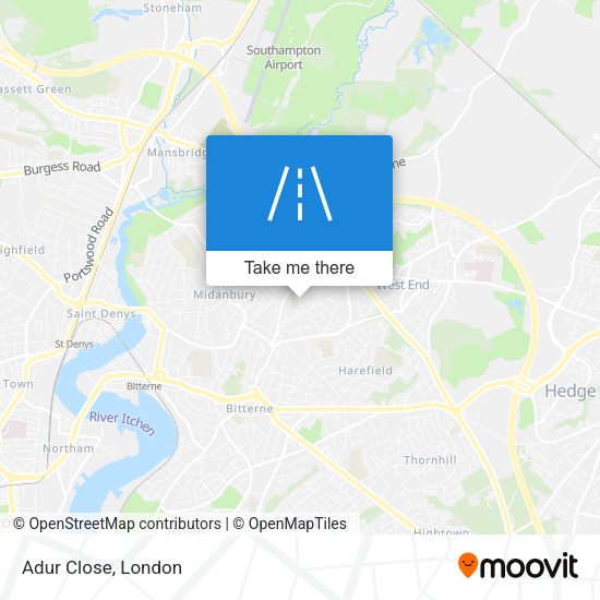 Adur Close map