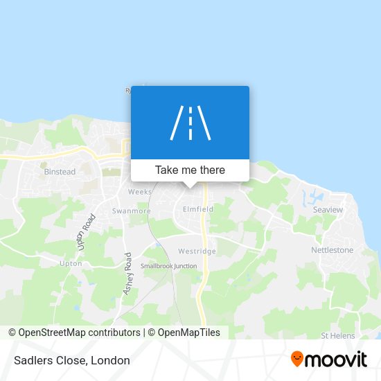 Sadlers Close map