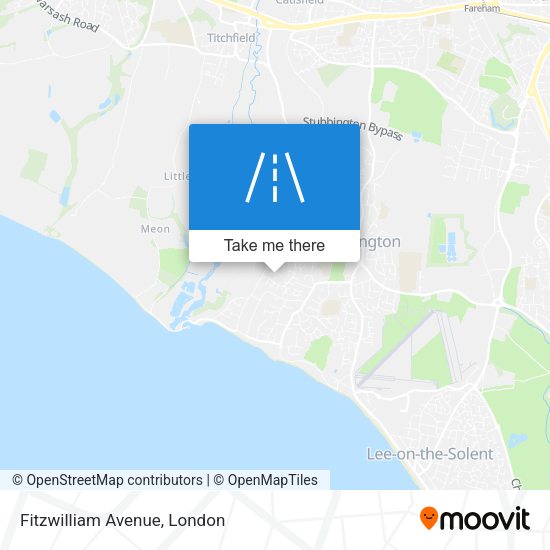 Fitzwilliam Avenue map