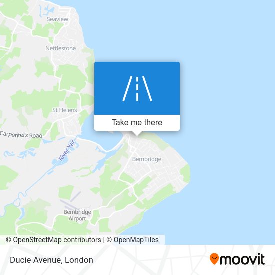 Ducie Avenue map