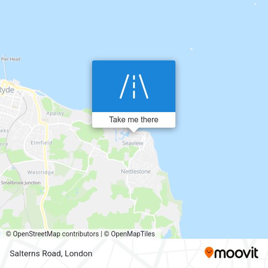 Salterns Road map