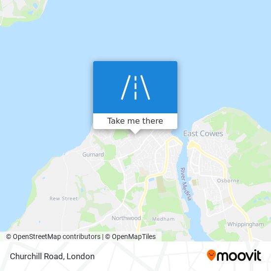 Churchill Road map