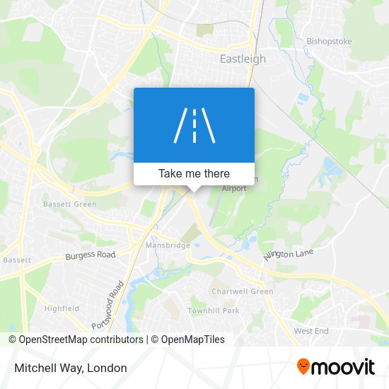Mitchell Way map