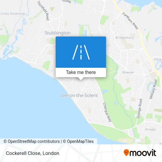 Cockerell Close map