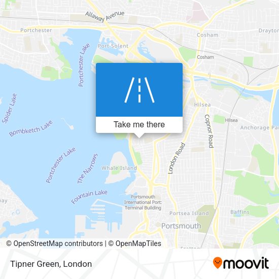 Tipner Green map