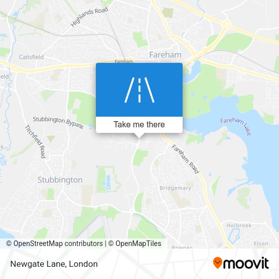 Newgate Lane map