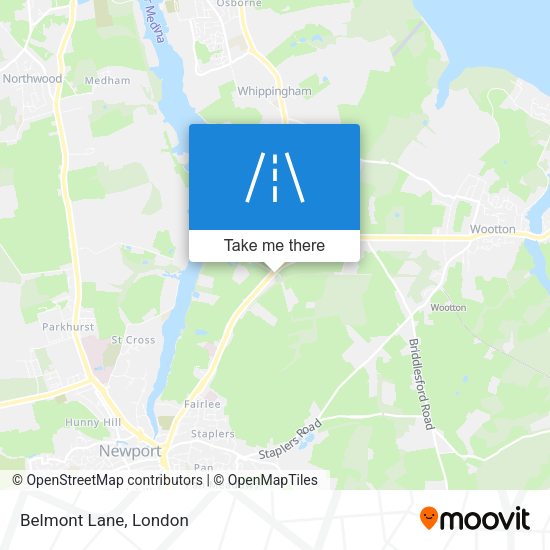 Belmont Lane map