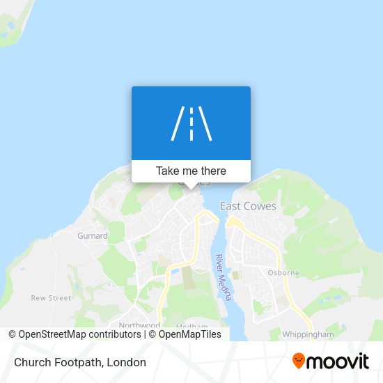 Church Footpath map