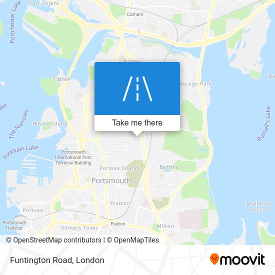 Funtington Road map