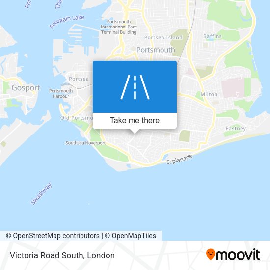 Victoria Road South map