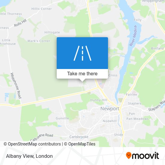 Albany View map