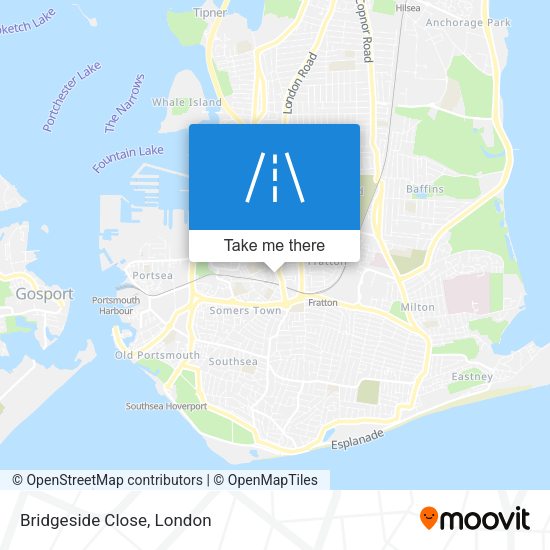 Bridgeside Close map