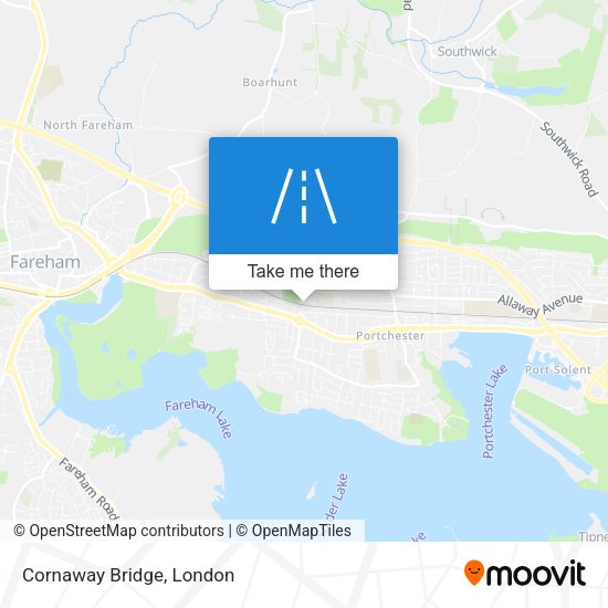 Cornaway Bridge map