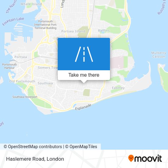 Haslemere Road map
