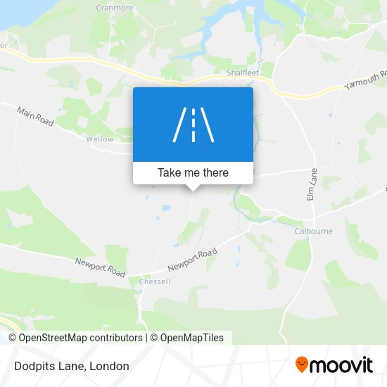 Dodpits Lane map
