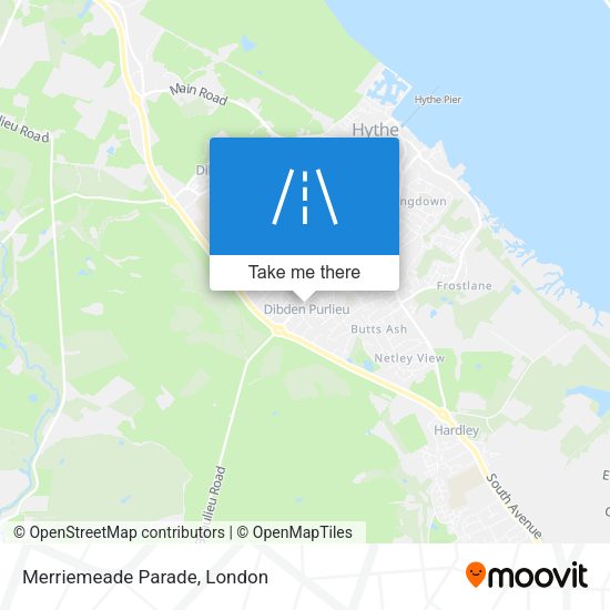 Merriemeade Parade map