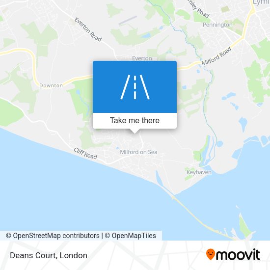 Deans Court map