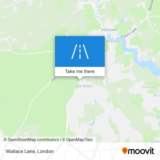 Wallace Lane map