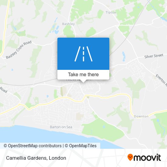 Camellia Gardens map