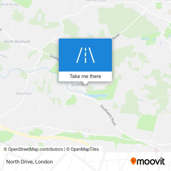 North Drive map