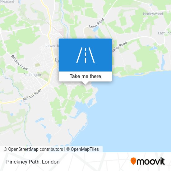 Pinckney Path map