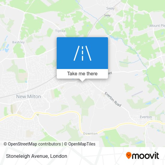 Stoneleigh Avenue map
