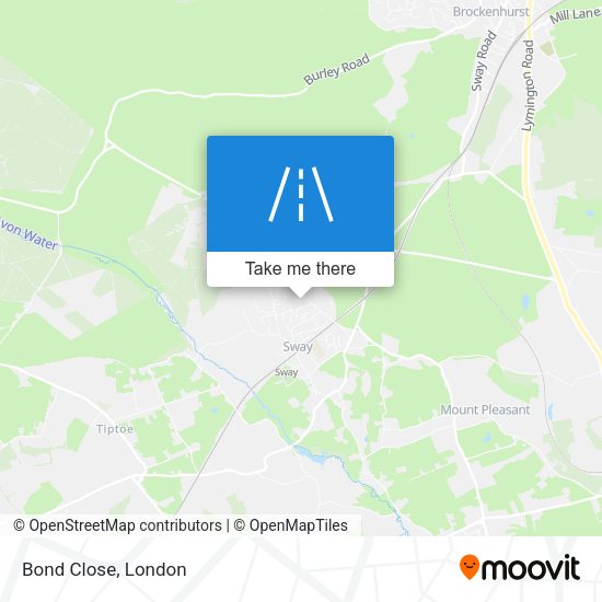 Bond Close map