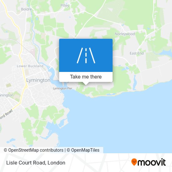 Lisle Court Road map