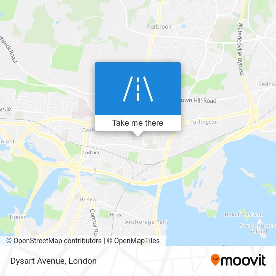 Dysart Avenue map
