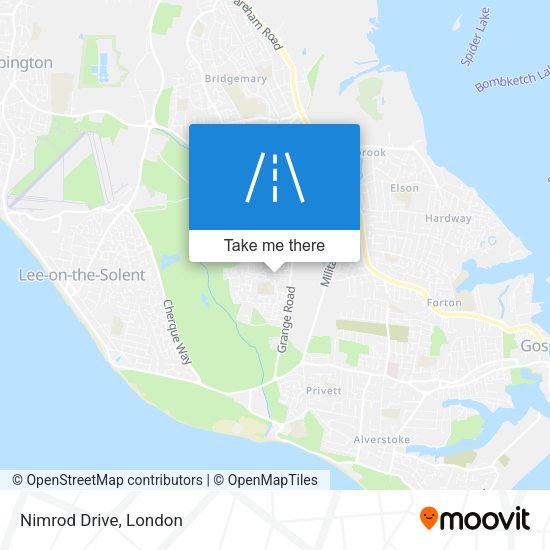 Nimrod Drive map