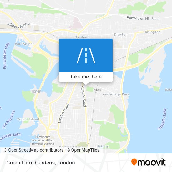 Green Farm Gardens map