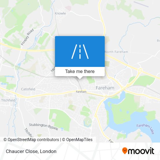 Chaucer Close map