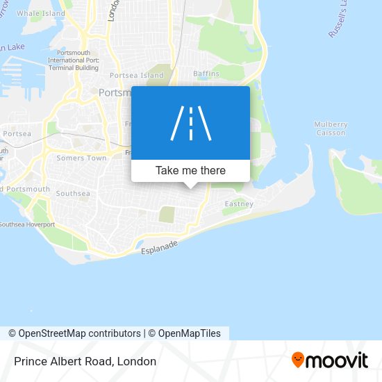 Prince Albert Road map