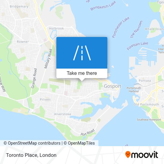 Toronto Place map