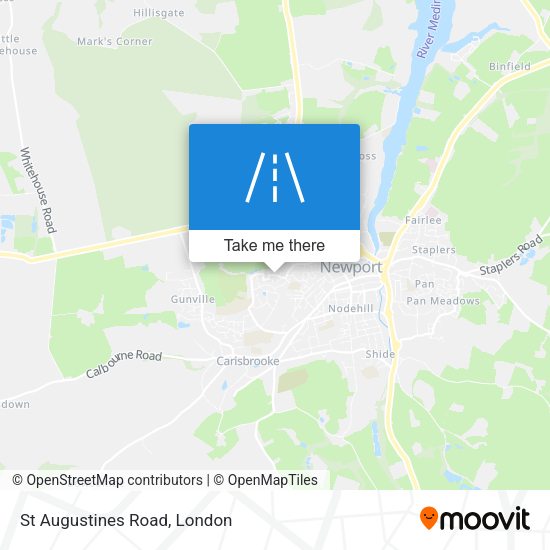 St Augustines Road map