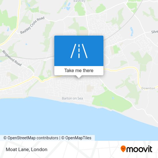 Moat Lane map