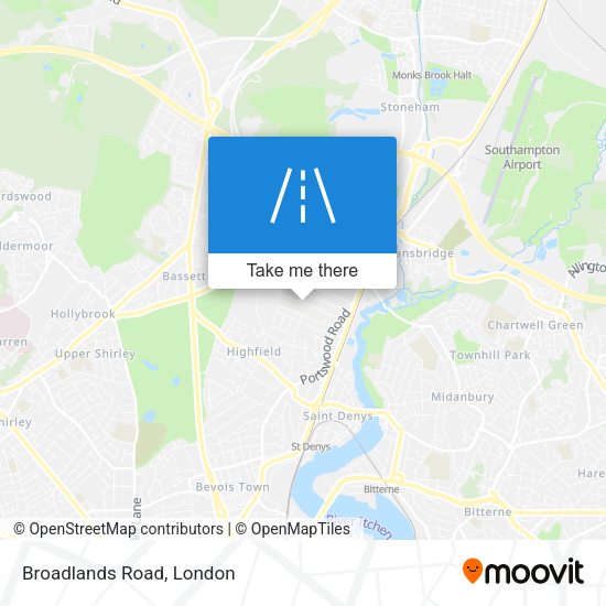 Broadlands Road map