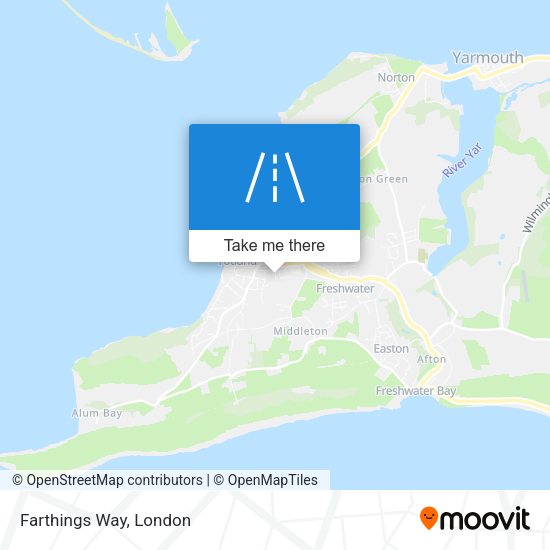 Farthings Way map
