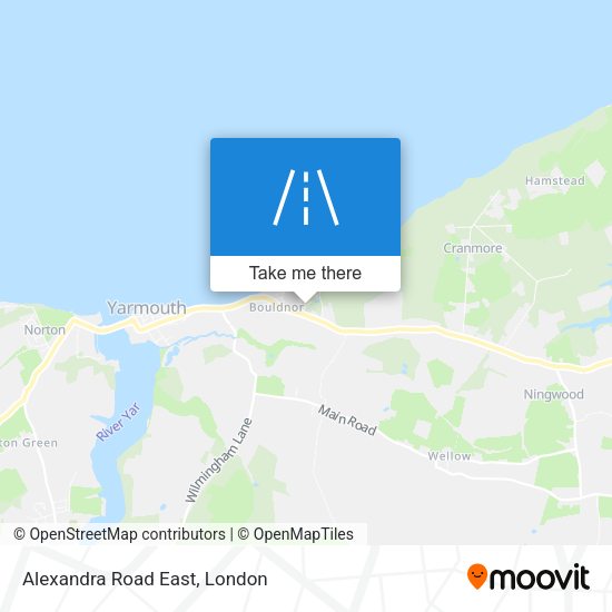 Alexandra Road East map
