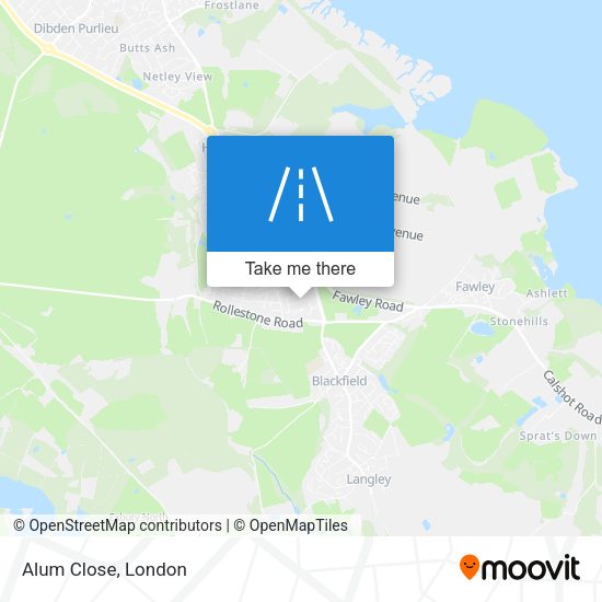 Alum Close map
