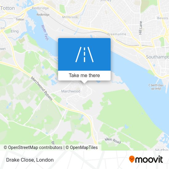 Drake Close map