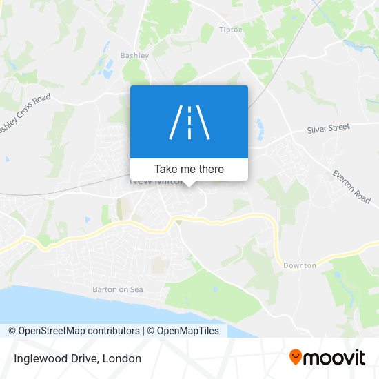 Inglewood Drive map